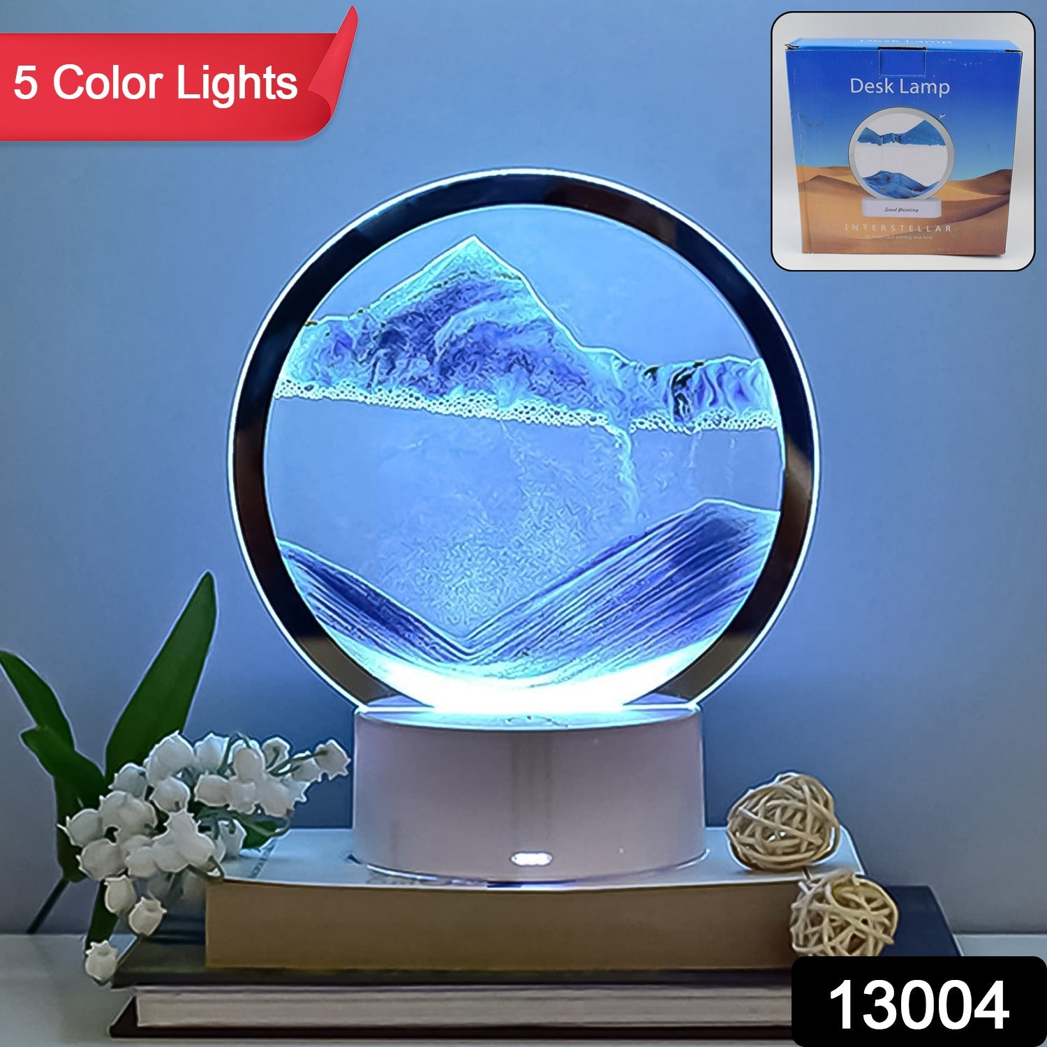 5 Color Light Moving Sand Art Picture (1 Pc) 5 Color Light Moving Sand Art Picture (1 Pc)